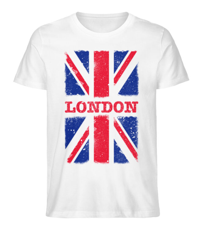 Herren T-Shirt UK London Flgge - Herren Premium Organic Shirt-3